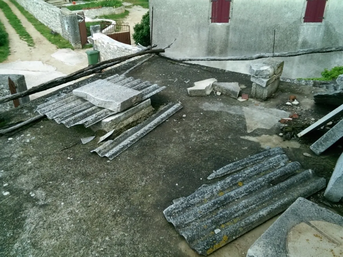 Terrace — before renovation